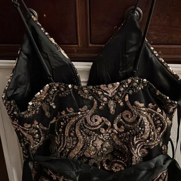 Angel Biba Romantics Sparkly Mini Dress size 8 - Picture 5 of 13